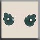 12230 Glass Treasures-Petite Leaves 5.5/4mm Matte Dark Green (Qty. 2) THUMBNAIL